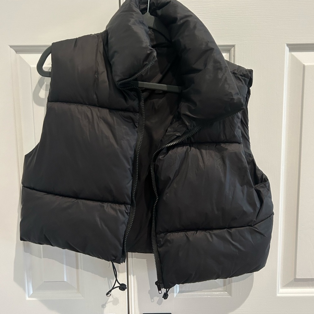 Black Puffer Vest